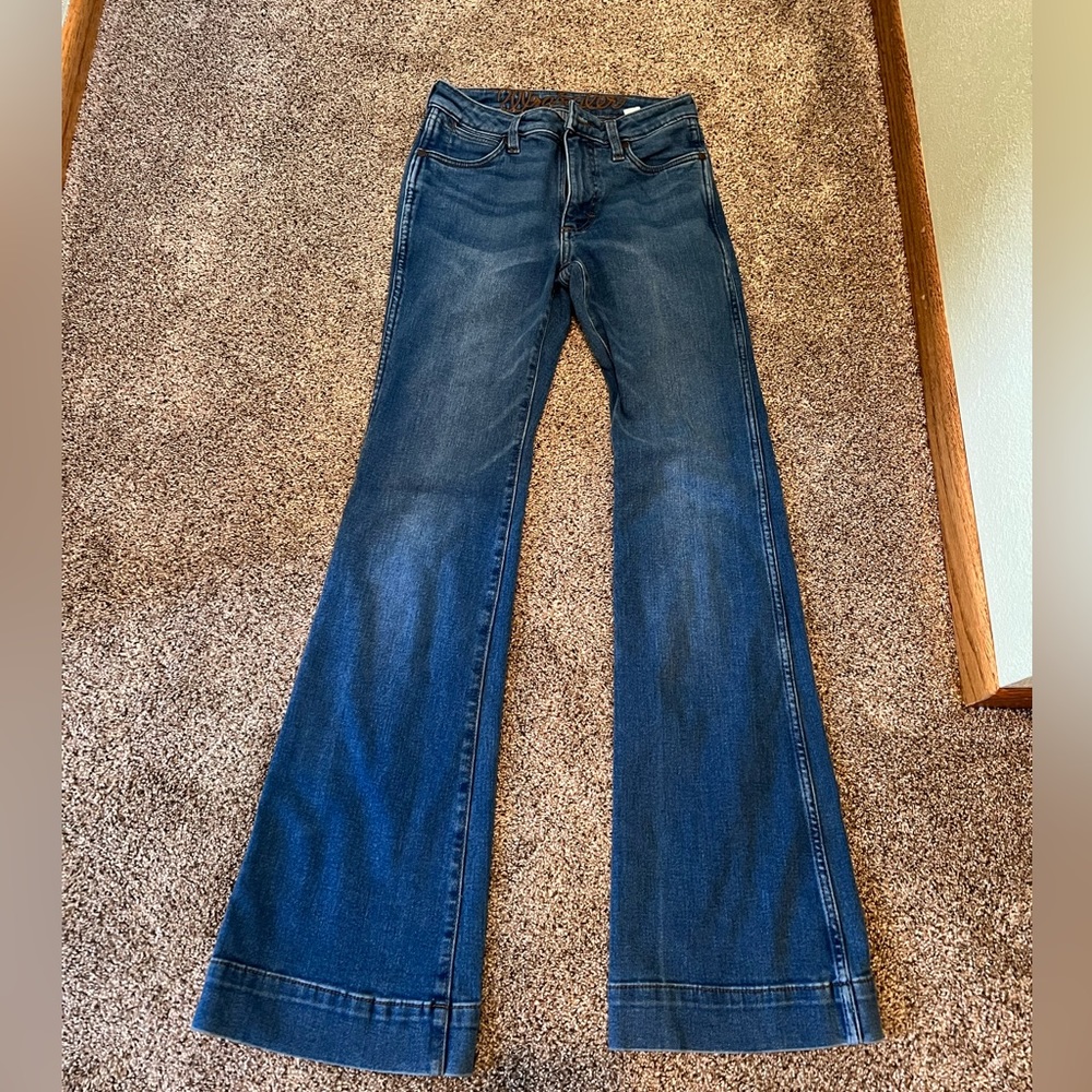 WOMENS RETRO HI RISE TROUSER JEAN:BLAIR:27:32